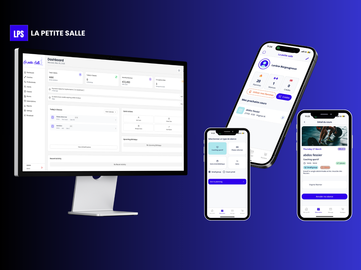 La Petite Salle - Application de réservation